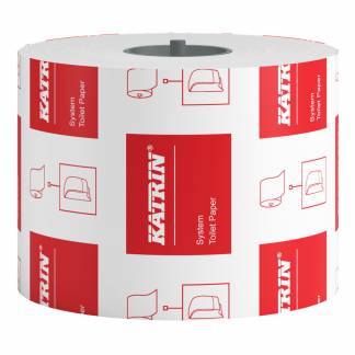 Toiletpapir Jumbo, Katrin, Katrin System 2 lag, hvid x 92.00m, kasse a 36 ruller