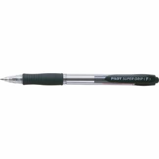 Kuglepen, Pilot Super grip G, F, 0,5MM sort