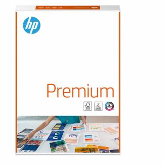 HP, Premium, hvid, Matt, Kopipapir tr&aelig;fri ECF, 80g/m2, 210mm x 297mm, A4 Smal bane, pakke a 500 ark,