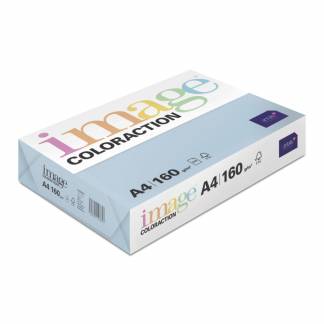 Image, Coloraction, Isbjerg/bleg isbl&aring; Kopipapir, tr&aelig;fri ECF, 160g/m2, 210mm x 297mm, A4, Smal bane,