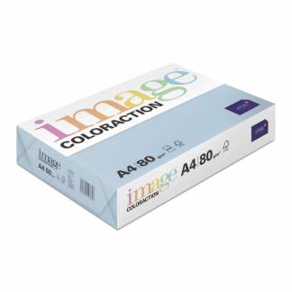 Image, Coloraction, Isbjerg/bleg isbl&aring; Kopipapir, tr&aelig;fri ECF, 80g/m2, 210mm x 297mm, A4, Smal bane,