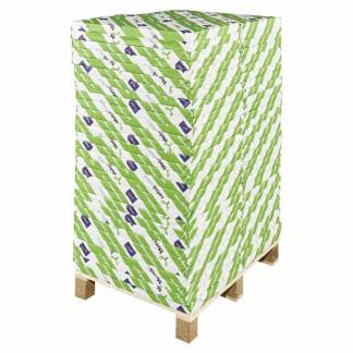MetsaBoard, Prime Bright, satin foran belagt bag let belagt white, white back, BCTMP, GC1, 280g/m2 4