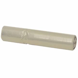 Affaldss&aelig;kke, 53 &micro;m, 750 x 1150 mm genanvendt LDPE, transparent, 125 l rulle a 10 poser