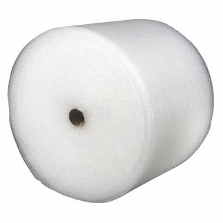 Boblefolie i ruller, 500 mm x 75.00 m perforeret for hver 300mm, 2 lag COEX-film, transparent, Stor