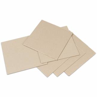 B&oslash;lgepapark, 718 x 1018 mm, 1-lags E-flute, 2.000 mm, FEFCO 0110, B&oslash;lgepap hvid/brun, Unprinted l&oslash;st