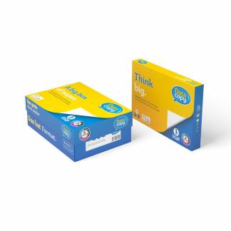 Data Copy, premium paper, white Kopipapir, tr&aelig;fri ECF, 90g/m2, 420mm x 297mm, A3, Bred bane, pakke a