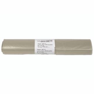 Affaldss&aelig;kke, 53 &micro;m, 700 x 1100 mm genanvendt LDPE, transparent, 100 l rulle a 10 poser