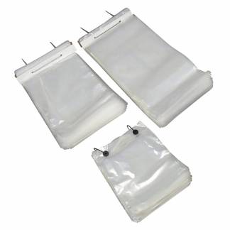 Plastikpose, 35 &micro;m, 240 x 500 mm, LD-PE klar, karton a 1000 stk F&oslash;devaregodkendt