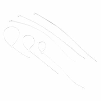 Kabelbinder, 175 mm, nylon/polyamid transparent white, pakke a 1000 stk barlok 175mm