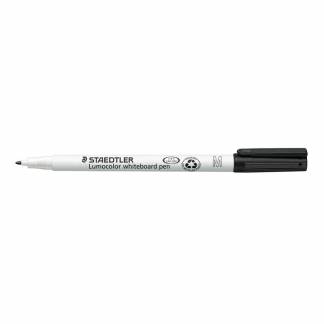 Whiteboardmarker, Staedtler Lumograph 301-9, 1-3MM, Spids, sort, non-permanent