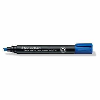 Marker, Staedtler Lumocolor, 350-3 2-5MM, bl&aring;, permanent