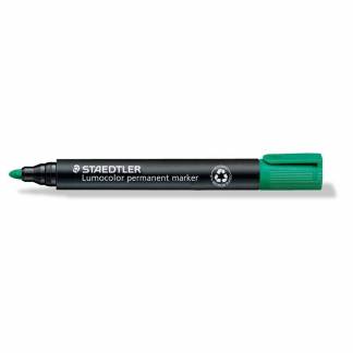 Marker, Staedtler Lumocolor, 352-5, 2MM Rund spids, gr&oslash;n, permanent
