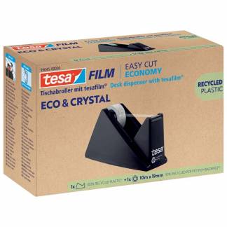 Tape, TESA ecoLogo, 19mmx10.00m transparent, pakke a 6 ruller