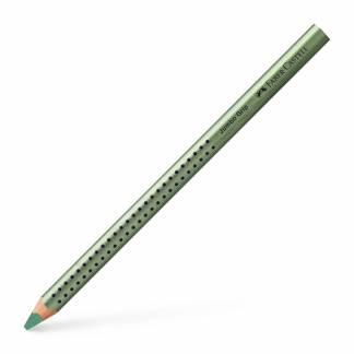 Farveblyant, Faber-Castell Grip, JUMBO Metallisk Gr&oslash;n, trekantet