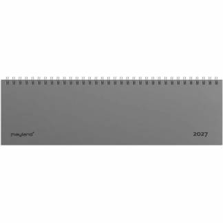 Bordkalender, Mayland, 308x98mm &aring;r: 2027, sort,