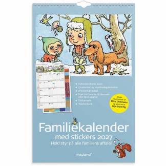 V&aelig;gkalender, Mayland Familie Otto Dickmeiss, 270x424mm &aring;r: 2027, Flerfarvet,