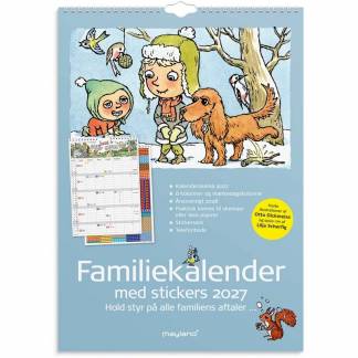 V&aelig;gkalender, Mayland Familie Otto Dickmeiss, 297x421mm &aring;r: 2027, Flerfarvet,