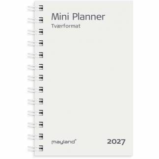 Refill, Mayland Planner, Mini, 85x127mm &aring;r: 2027, Flerfarvet,