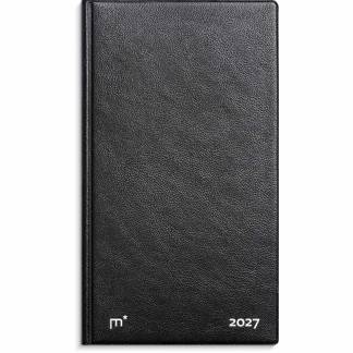 Week Planner, Mayland City Diplomat, 102 x173mm &aring;r: 2027, sort,