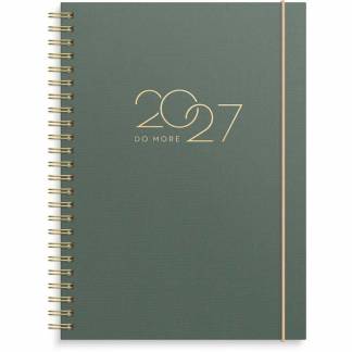 Livsstilskalender, Mayland Life Planner Do More, 164x214mm &aring;r: 2027, gr&oslash;n,