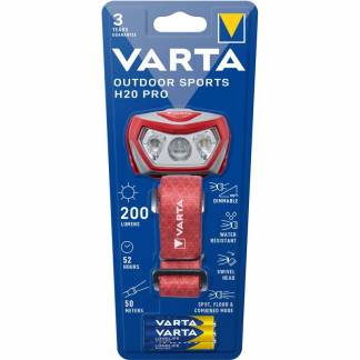 Lommelygte, Varta H20 Pro, sort