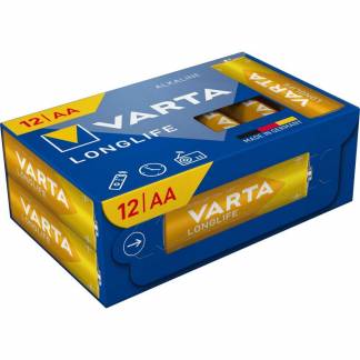 Batteri, Varta, AA Longlife pakke a 12 stk