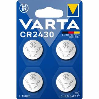 Knapcellebatteri, Varta, CR2430 pakke a 4 stk