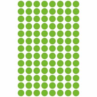 Avery, 3592, green 8mm, pakke med 416 stk, FSC Mix Credit 3592