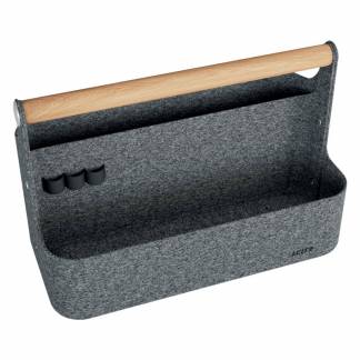 Bordsorganisator, Leitz 200x390x265mm, b&aelig;rbar, gr&aring;