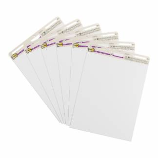 Flipover, Post-it, hvid, 635x762 4+2 Blokke, blok a 20 ark