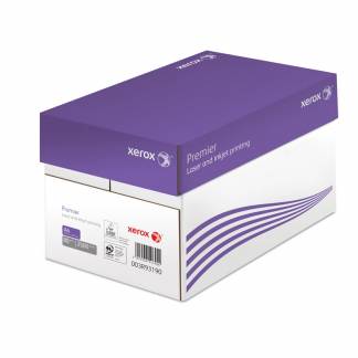 Xerox, Premier, white, 4 huller DIN Ubestr&oslash;get, NonStopBox, Kopipapir 90g/m2, 210mm x 297mm, A4, Sma