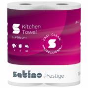 Satino Prestige køkkenrulle Hvid 14mx23 cm 2Lag