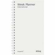 Mayland week planner Refill Hvid Tværformat 17x9,5 cm