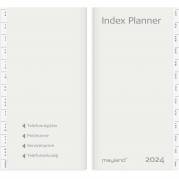 Mayland indexkalender Hvid 17x8,8 cm Refill