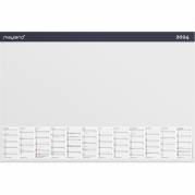 Mayland 2024 24137000 skriveunderlag m/årskalender 40x60cm hvid 