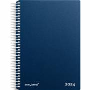 Mayland 2024 24210020 spiralkalender 17,5x13,5cm blå 