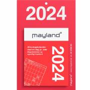 Mayland 2024 24242000 lille afrivningskalender 10x6,5cm 
