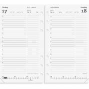 Mayland System PP dagkalender Hvid 16,8x9,5 cm Refill