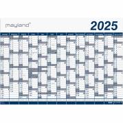 Mayland 1x13 mdr kæmpekalender Blå 70x100 cm