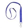 Nøglesnor m/karabinhage genbrugsplast blå (10)