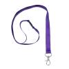 Nøglesnor m/karabinhage genbrugsplast lilla (10)