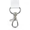 Nøglesnor m/karabinhage genbrugsplast hvid (10)