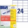 Avery Universaletiketter 70x36mm Promotion (1560)