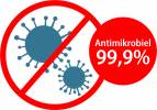 Avery Antimikrobielle etiketter 105x148mm transparent (40)