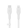 BOOST CHARGE USB-C to LTG Silicon 2m, White