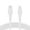 BOOST CHARGE USB-C to LTG Silicon 2m, White