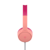 SOUNDFORM Mini Wired On-Ear Headphones for Kids, Pink