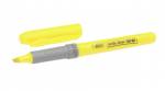 Tekstmarker Bic brite liner Grip gul