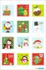 Herma stickers Christmas 1-24 julekalender (2)