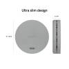 Smart Smoke Detector, Grey